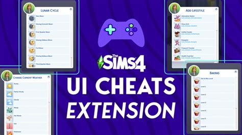 You can now select a level, as opposed to having to manually enter a level. . Ui cheat sims 4